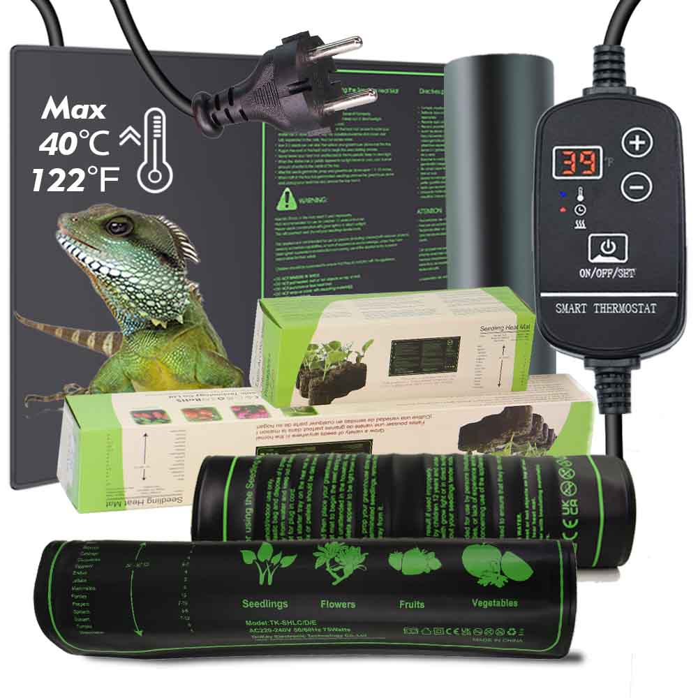 Seedling Heat Mat - Coussin chauffant pour plantes, 7-100W, 16